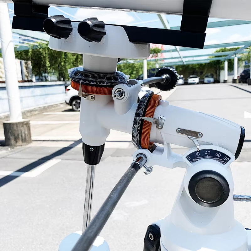 Outdoor Professional Stargazing F90080MM Astronomical Telescope with Equatorial Mount Telescope Refracting Space Telescope