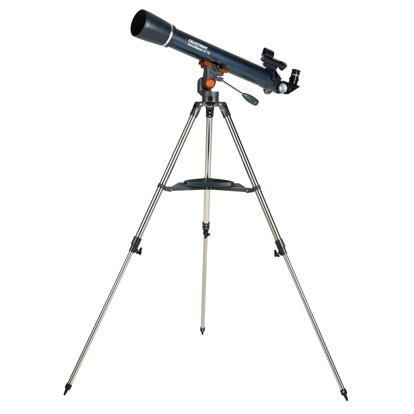 Astromaster 70AZ LT Refractor Telescope Kit with Smartphone Adapter and Bluetooth Remote
