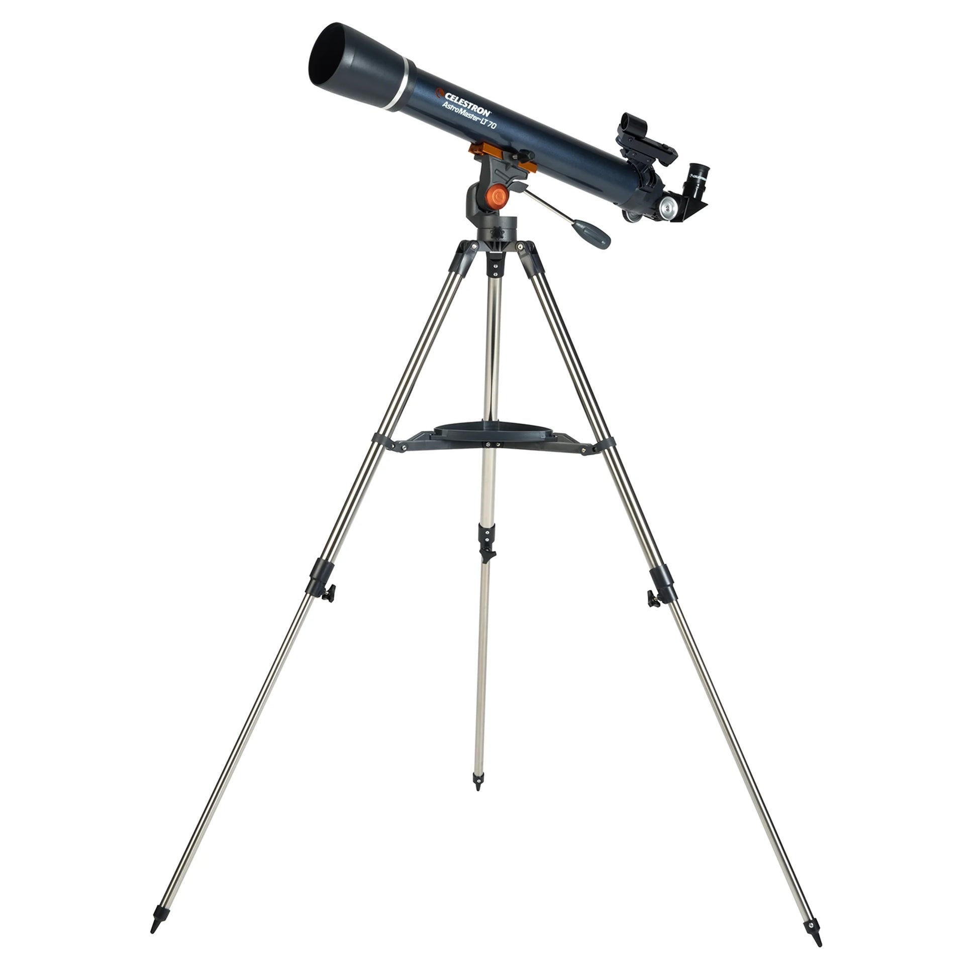 Astromaster 70AZ LT Refractor Telescope Kit with Smartphone Adapter and Bluetooth Remote