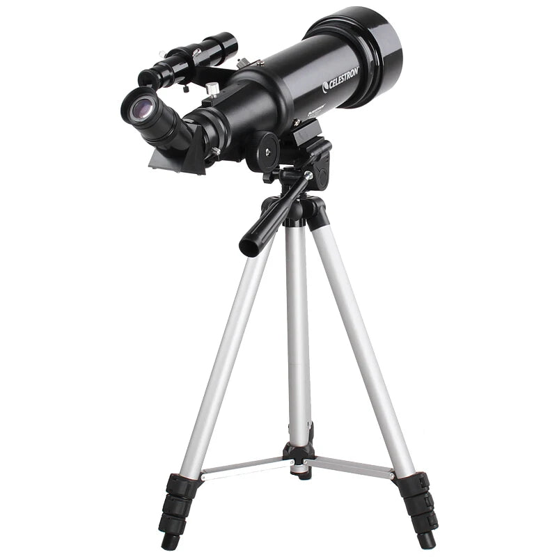 Celestron Astronomical Telescope Powerseeker 70400, Refractive Optical System,Camera Tripod, Focal Ratio 11.25
