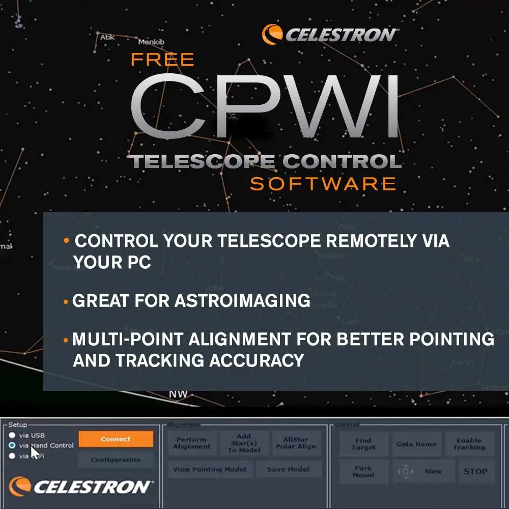 Celestron - Nexstar 5SE Telescope - Computerized Telescope for Beginners and Advanced Users Fully Automated Goto Mount Skyal